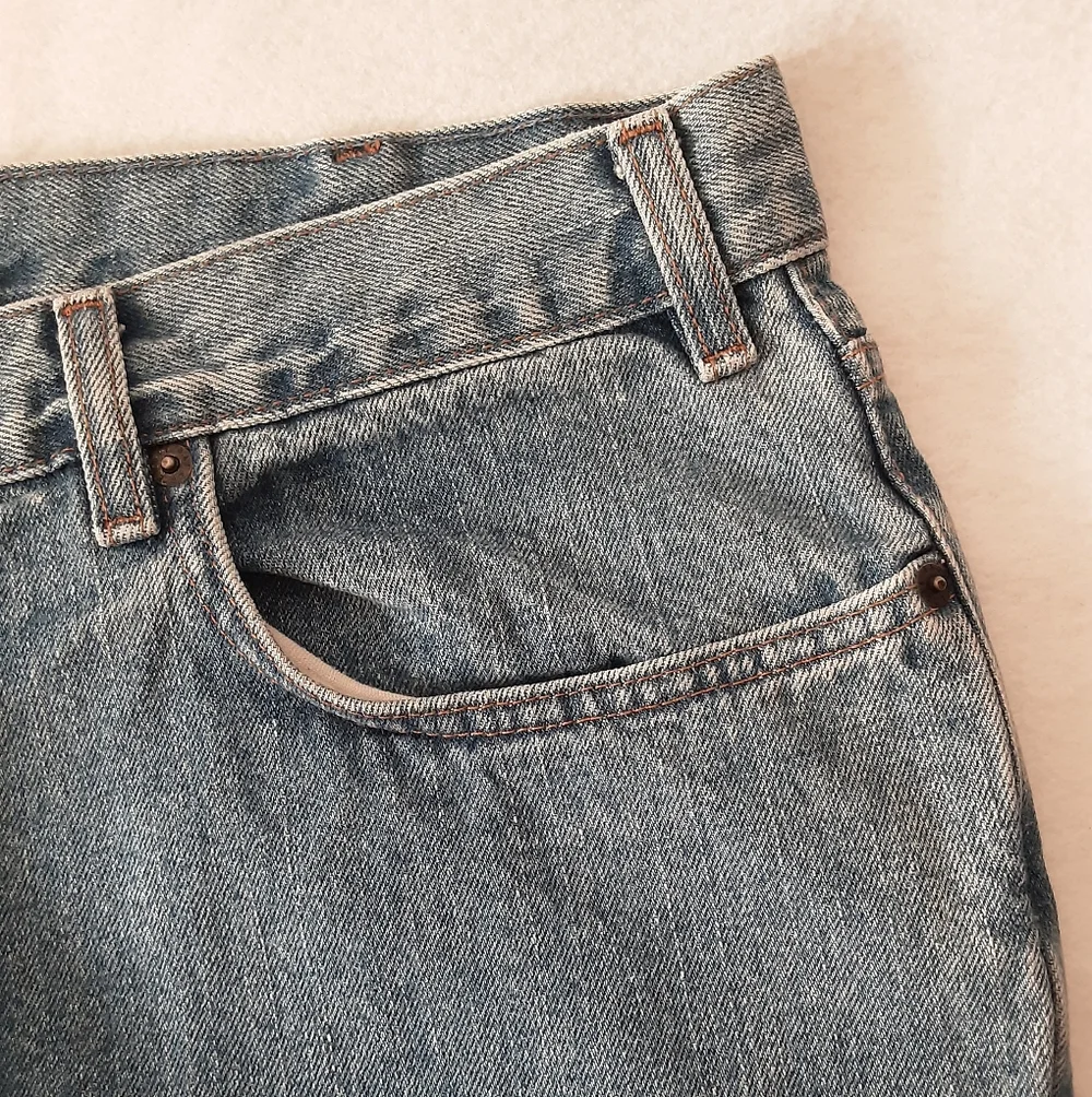 TWO Pair Of Eddie Bauer Classic Blue Denim Jeans - Picture 15 of 15